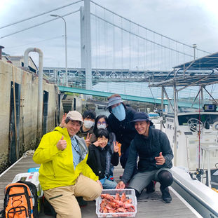下津井船釣り教室　　倉敷市にお住まいのMさんファミリーと出船🎣