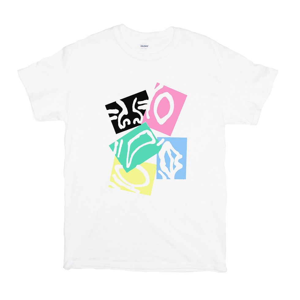 SCATTERED TEE | WHITE