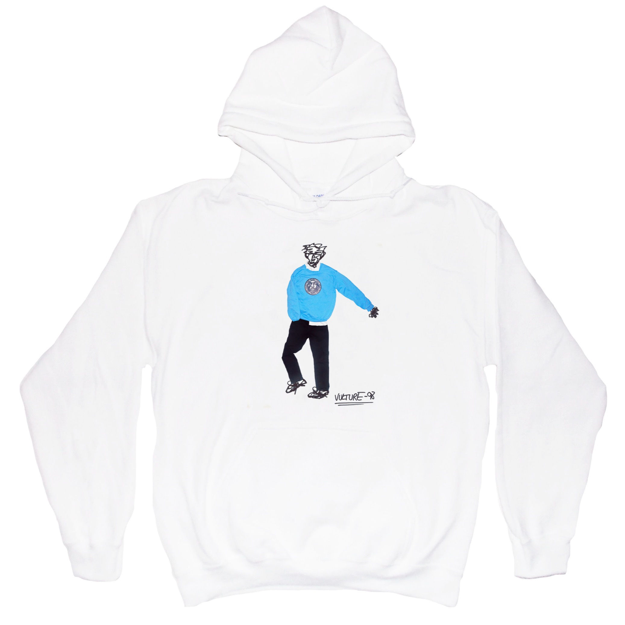 DRAWING AD 3 HOODIE | WHITE
