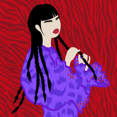 nouvelle pose avec tresses_Plan de trava