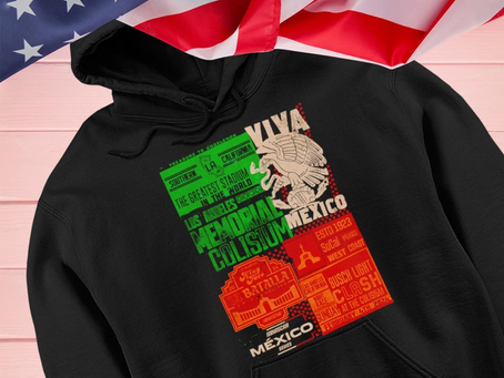 Official Checkered Flag Sports 2024 Clash at the Coliseum Mexico Series shirt