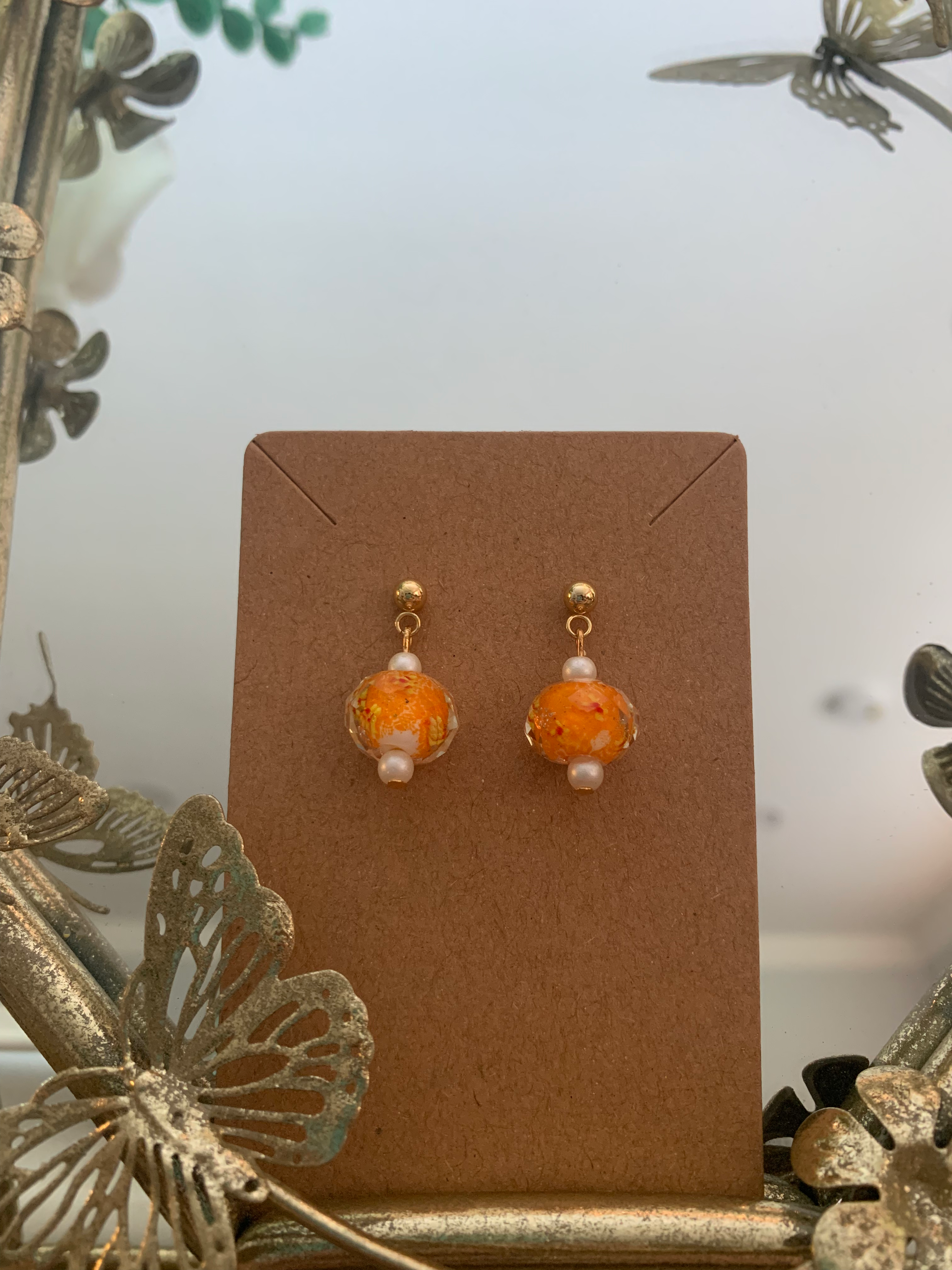 Orange & Pearl Cuties