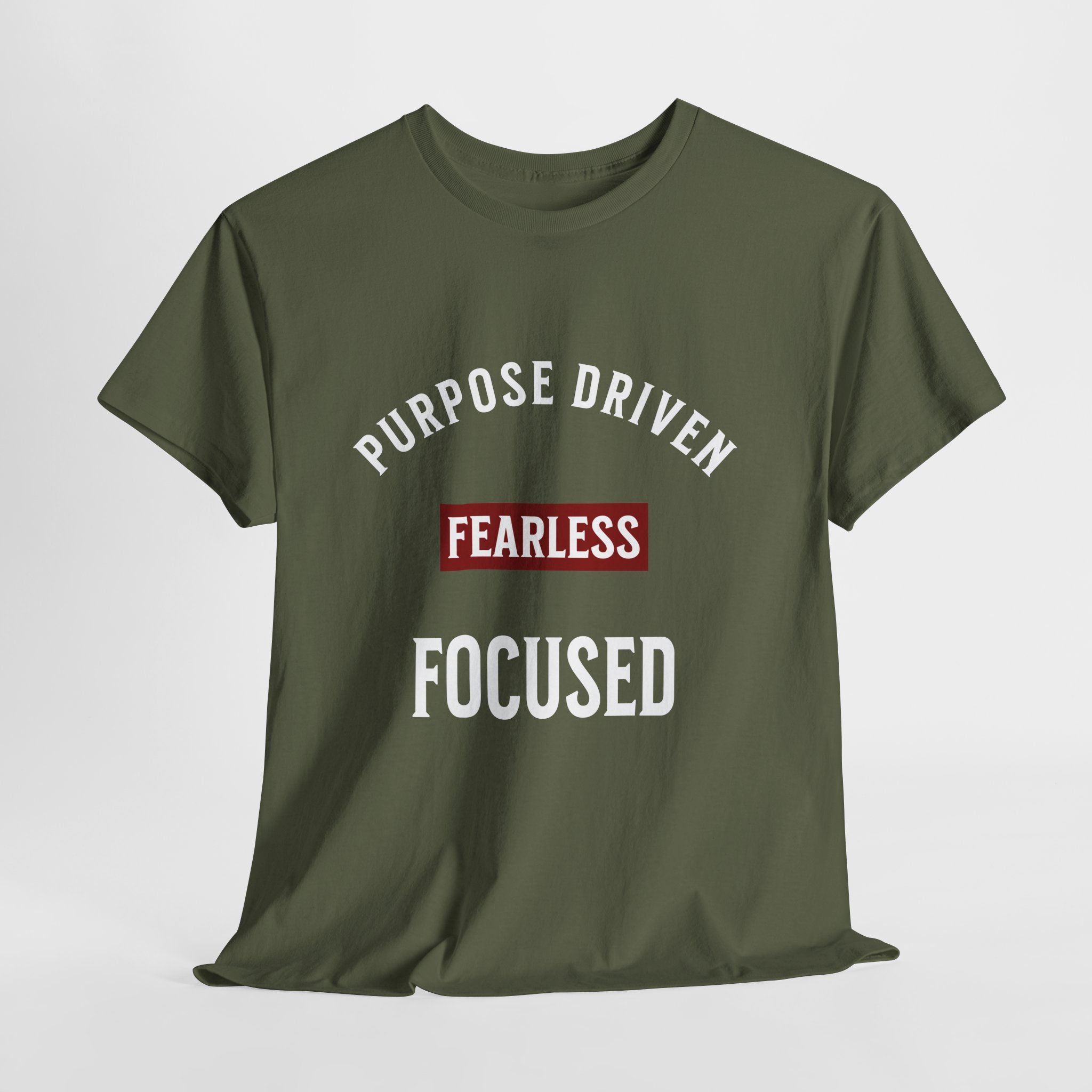 Purpose Driven T Shirt (Unisex) - Military Green/Forest Green