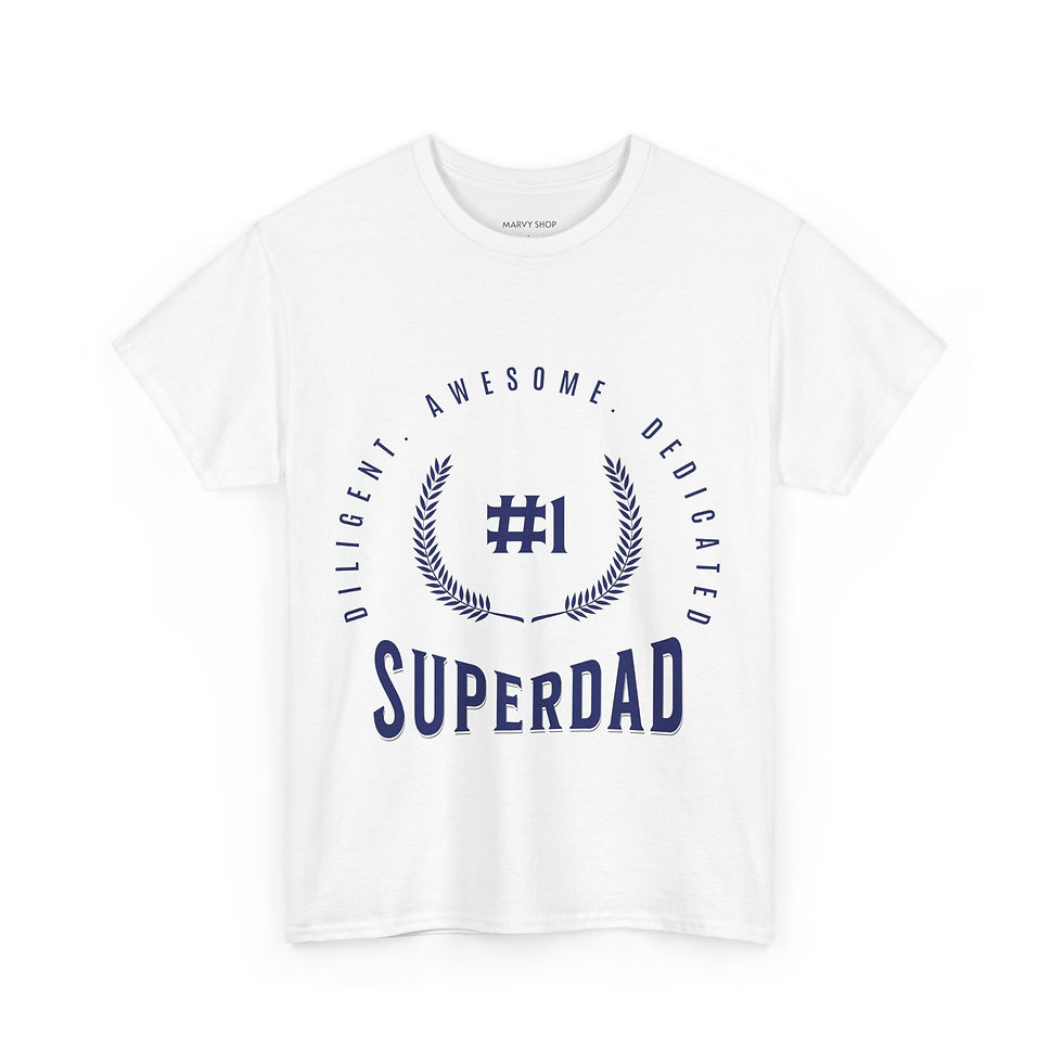 Thumbnail: Superdad T Shirt - White /Charcoal