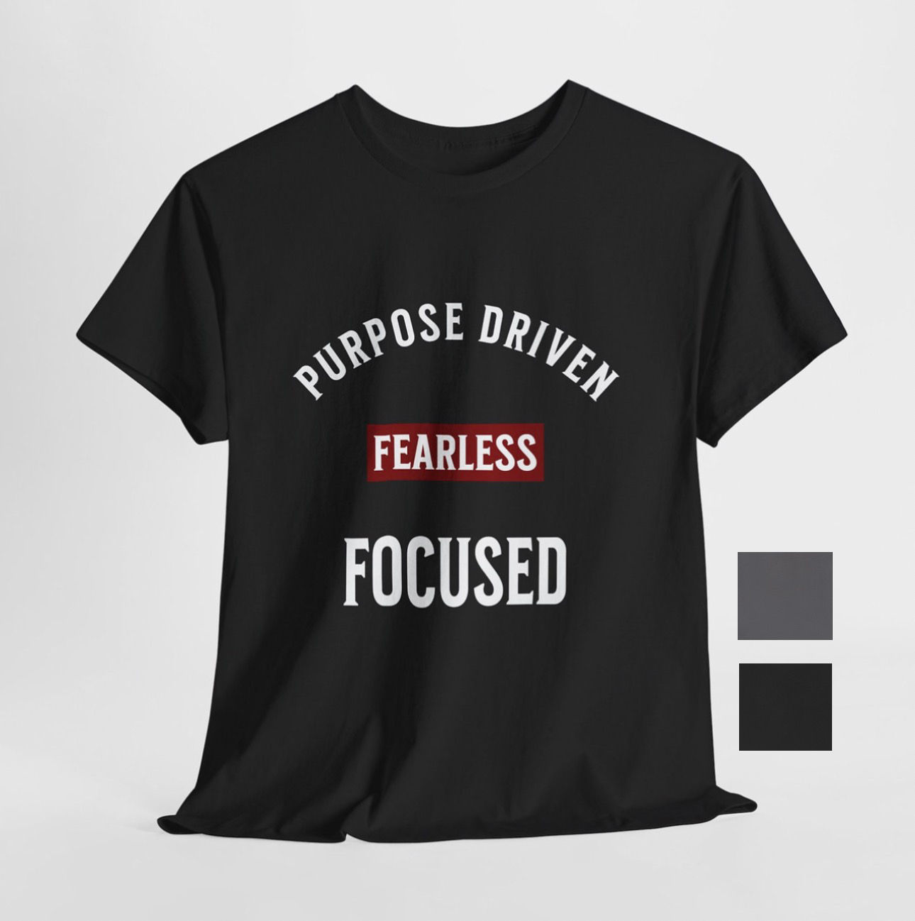 Purpose Driven Custom T Shirt (Unisex) - Black/Charcoal