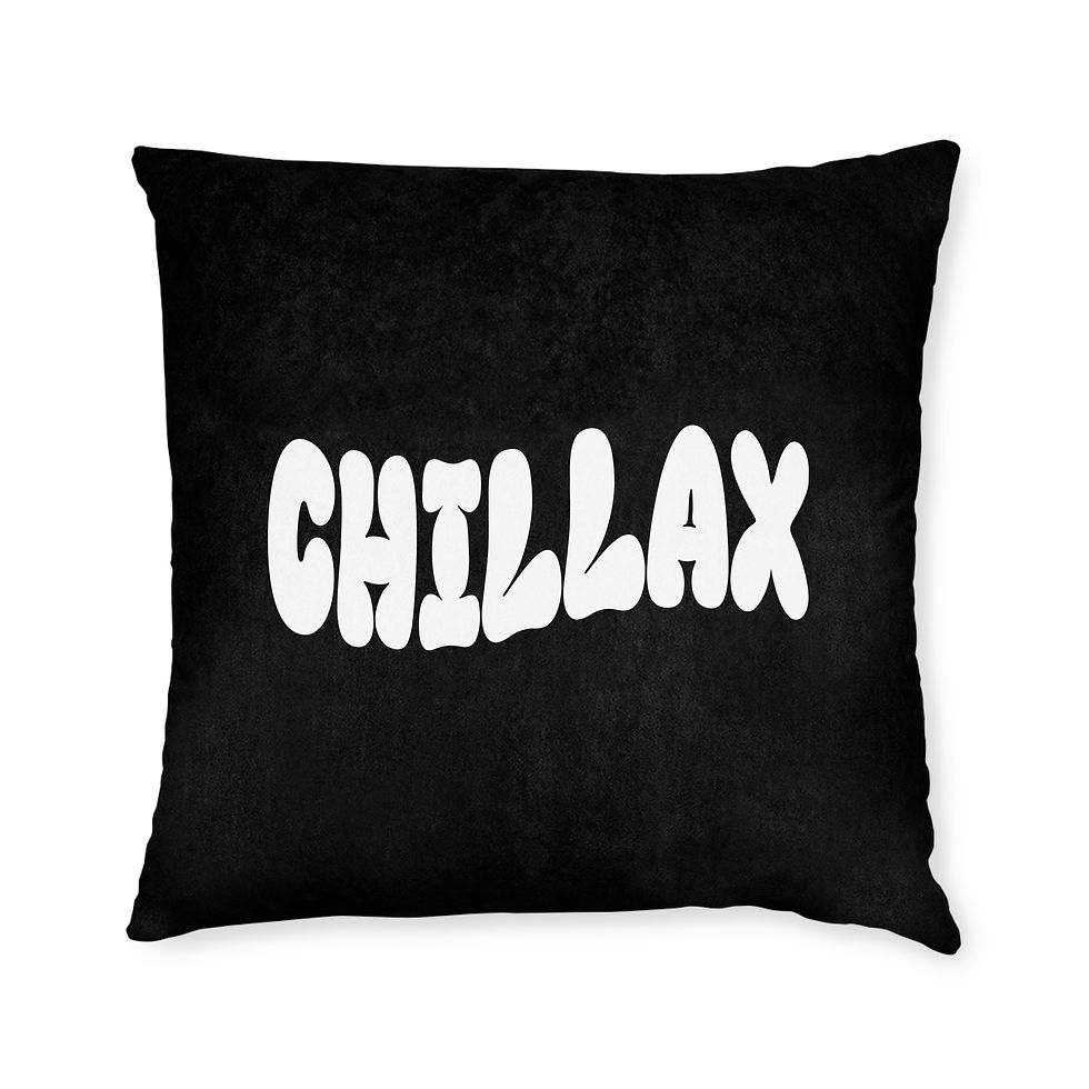 Thumbnail: CHILLAX CUSHION - BLACK