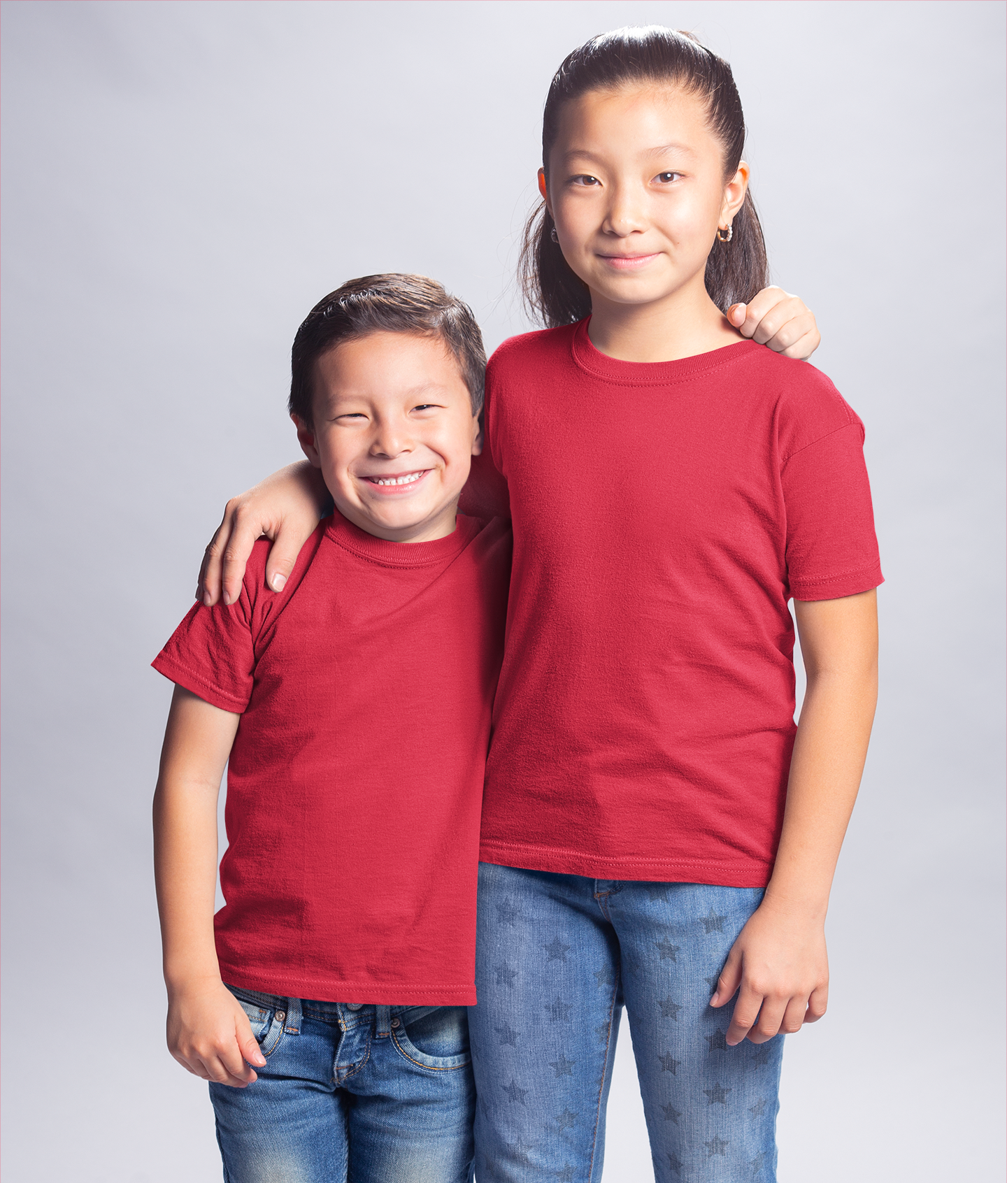 LHAMI DHAE Kids Crew Neck T shirt - Red
