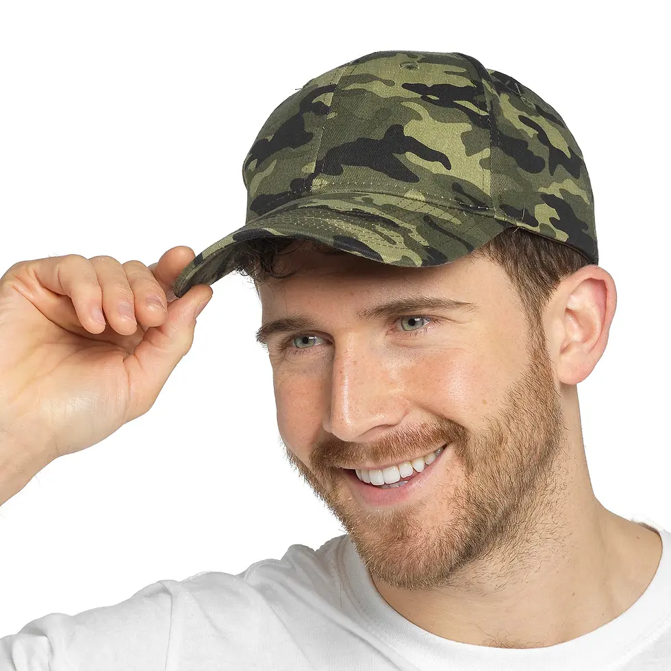 Thumbnail: Tom Franks Camo Printed Baseball Cap