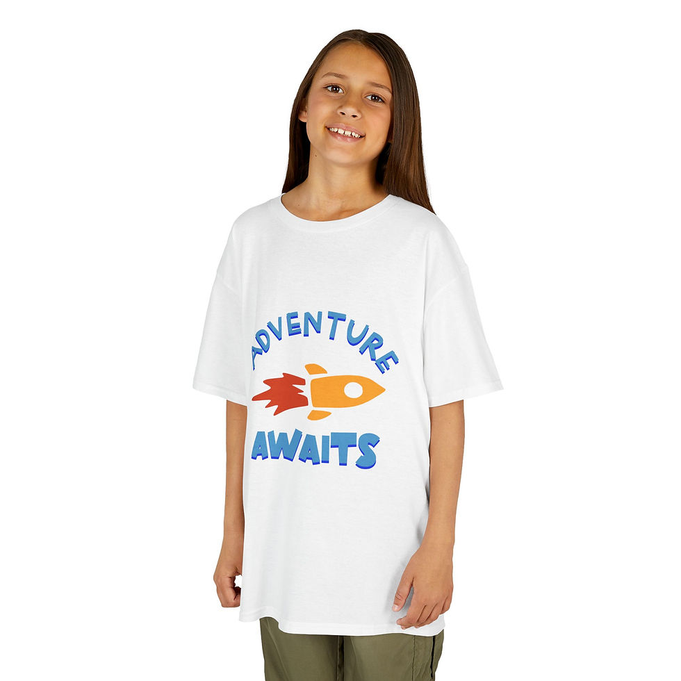 Thumbnail: Kids Adventure Awaits T Shirt (Unisex) - Various Colours
