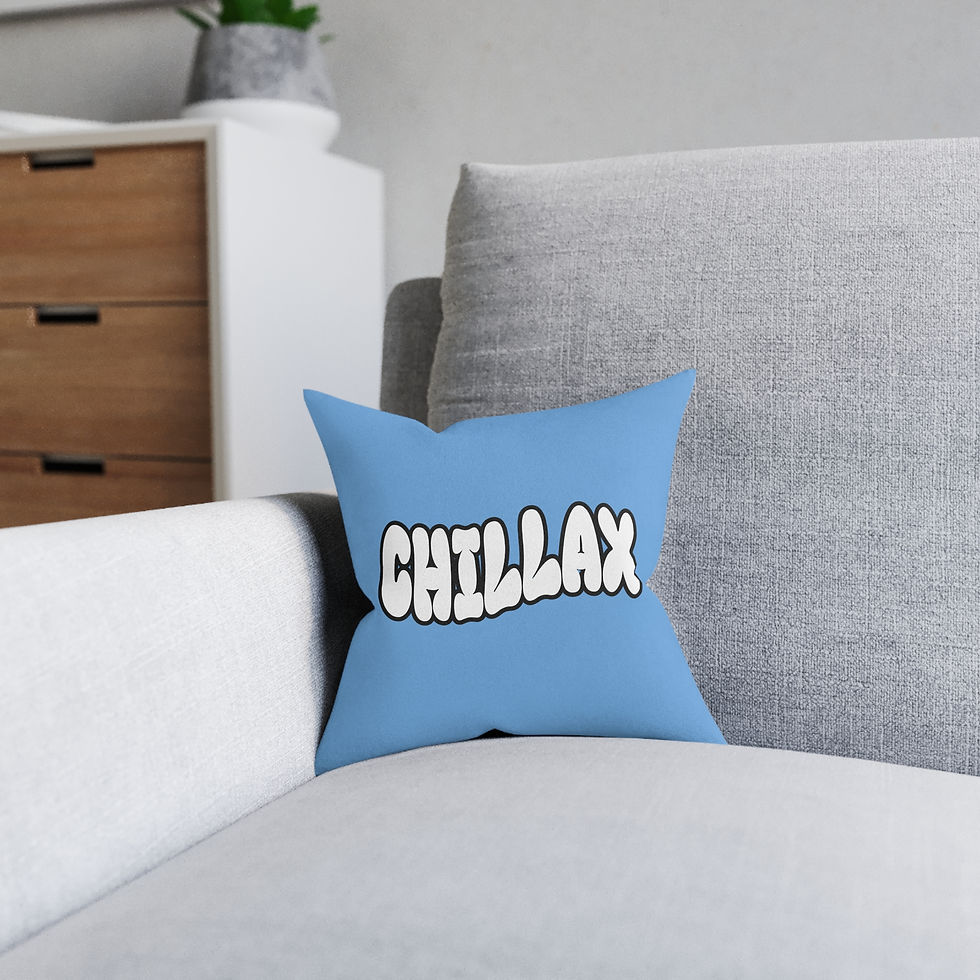 Thumbnail: CHILLAX CUSHION - LIGHT BLUE