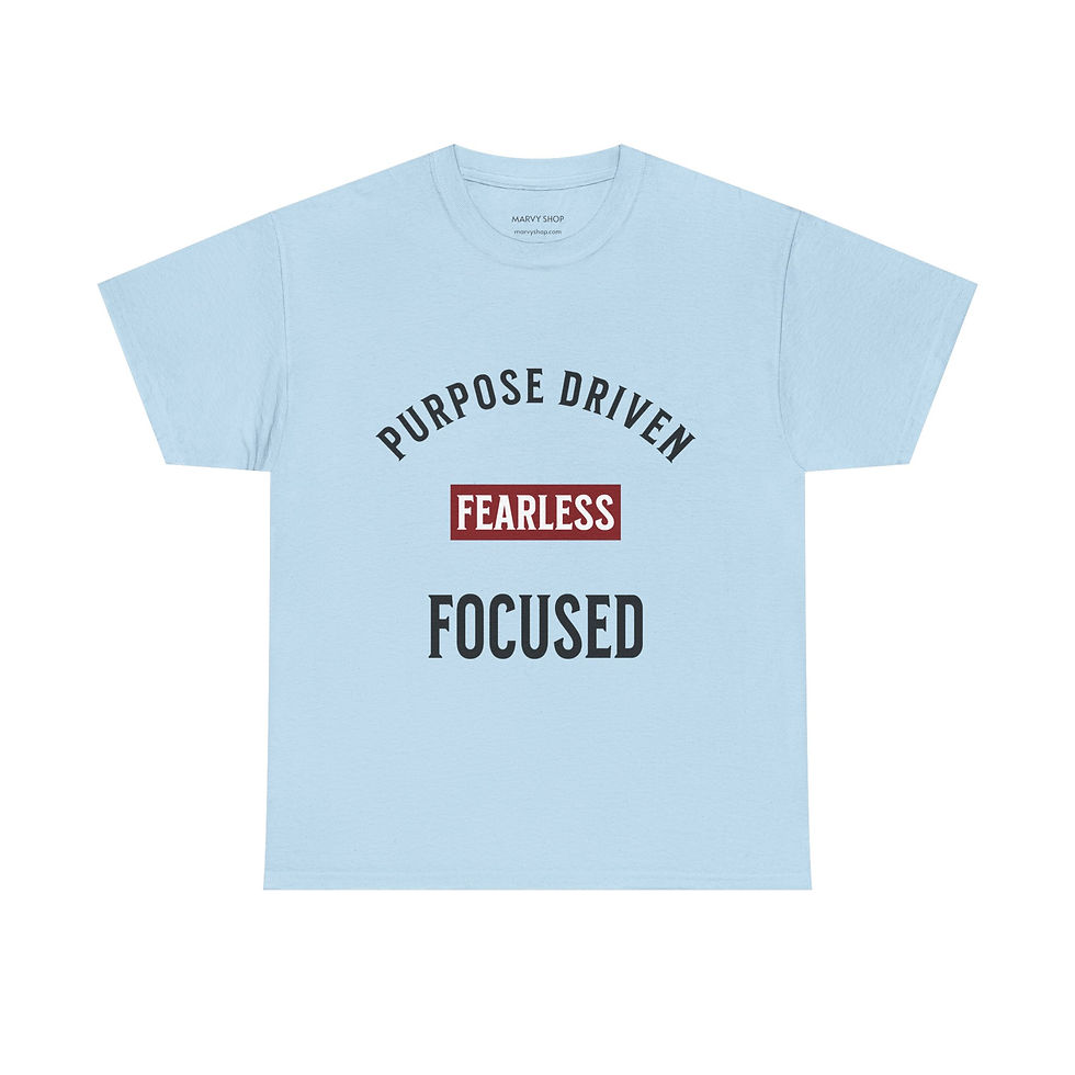 Thumbnail:  Purpose Driven T Shirt (Unisex) - Light Blue/Light Pink
