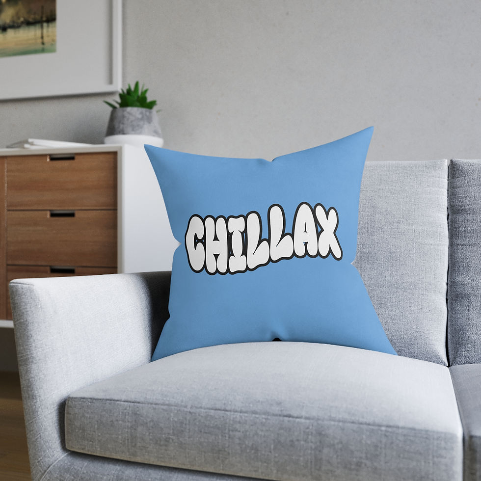 Thumbnail: CHILLAX CUSHION - LIGHT BLUE