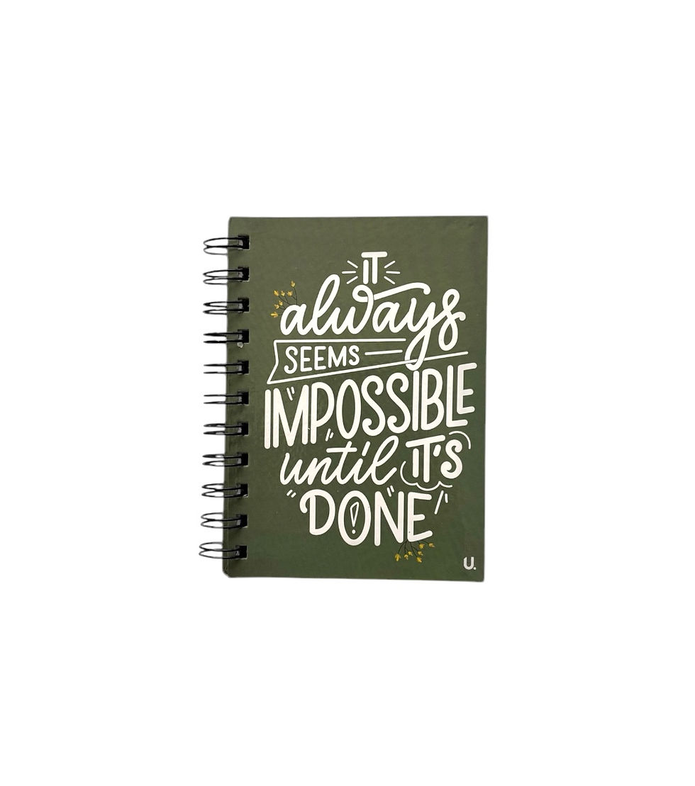 A6 Spiral Notebook - Green