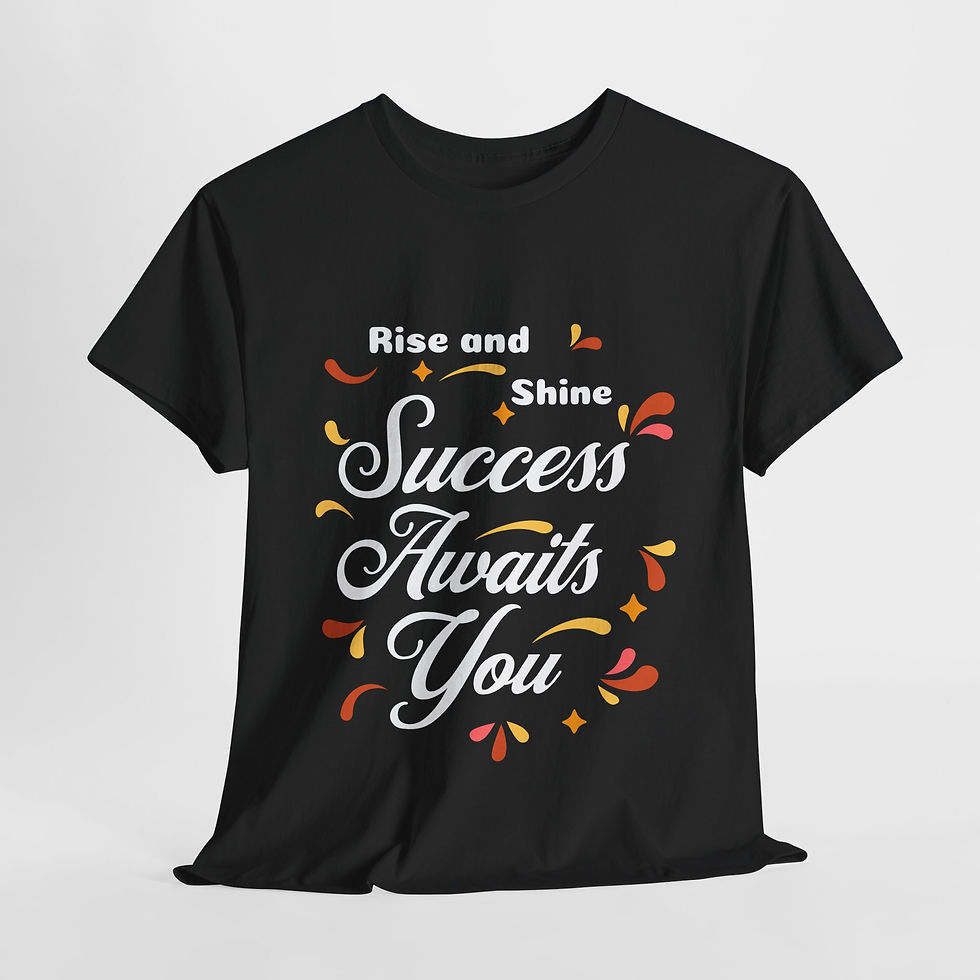 Thumbnail: Success Awaits You T Shirt - Black/Purple