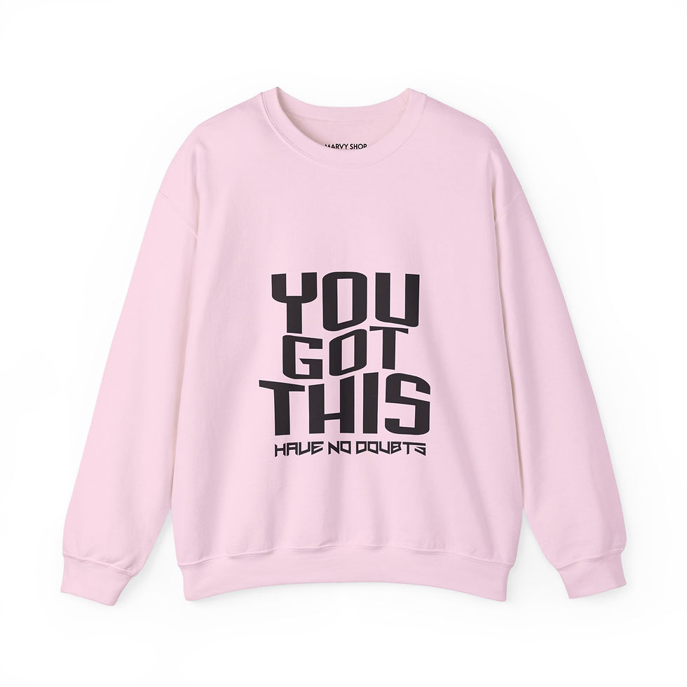 Thumbnail: YOU GOT THIS SWEATSHIRT - LIGHT PINK/LIGHT BLUE