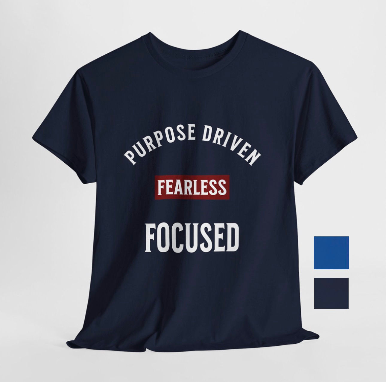 Purpose Driven Custom T Shirt (Unisex) - Navy/Royal Blue