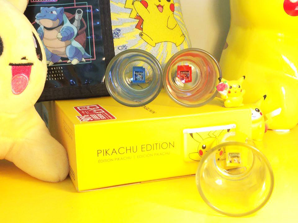 Thumbnail: Pokémon Red Blue and Yellow Cartridge Shot Glasses