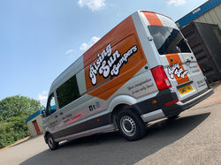 Rising Sun Campers Van Graphics