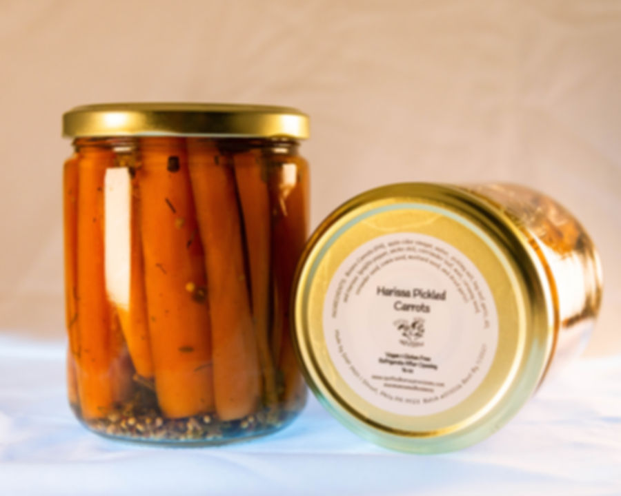Harissa Pickled Carrots