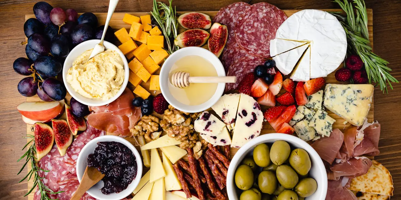 Pexels.com Image of charcuterie board.