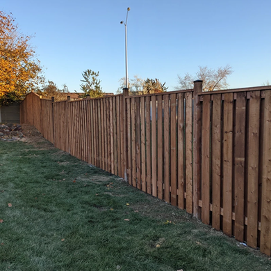 the right post size for backyard fence