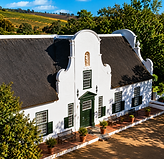 Historisches Herrenhaus von Groot Constantia im kapholländischen Baustil.