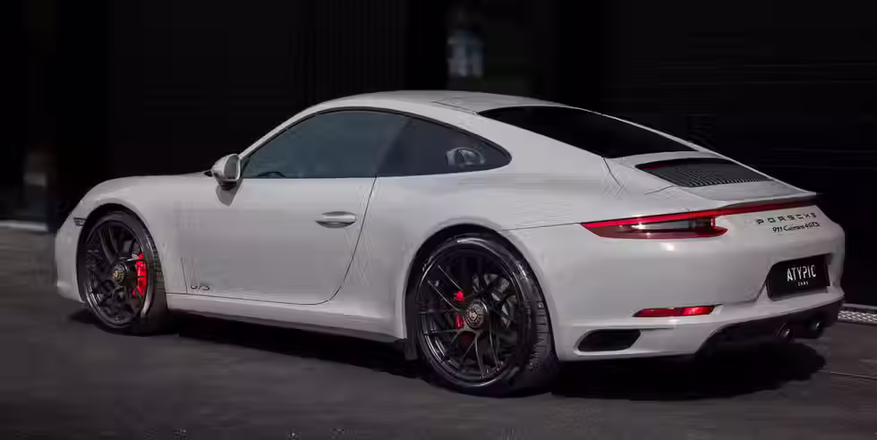 2018 Porsche 911 991.2 4 GTS coupé gris craie lift burmeister pack GTS roues arrières directrices, alcantara, 