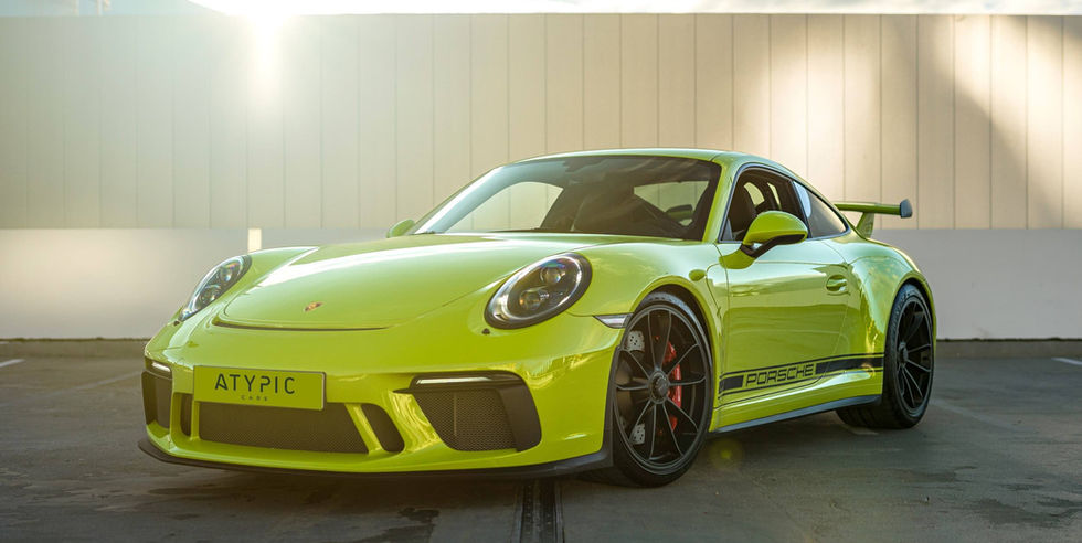 porsche 991 gt3 pts lichtgrün boite mécanique 