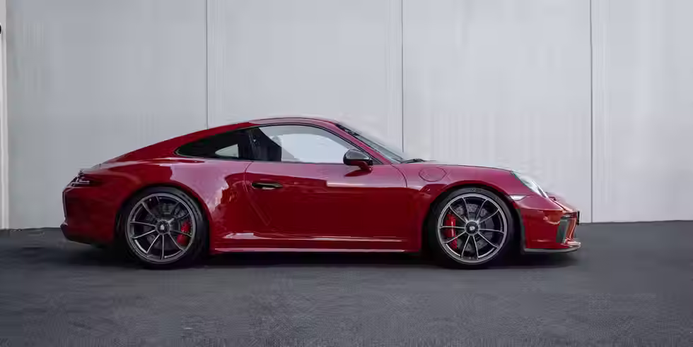 PORSCHE 911 991 PHASE 2 GT3 TOURING ROUGE CARMIN 2018 SANS FAP OCCASION PORSCHE ATYPICARS FULL OPTIONS PPF COMPLET