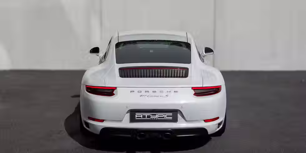 PORSCHE 991 PHASE 2 CARRERA S 2018 BLANC CARRARA TOUTES OPTIONS CUIR NESPRESSO PDCC PDLS+ BOSE SUIVI PORSCHE EXCLUSIVEMENT