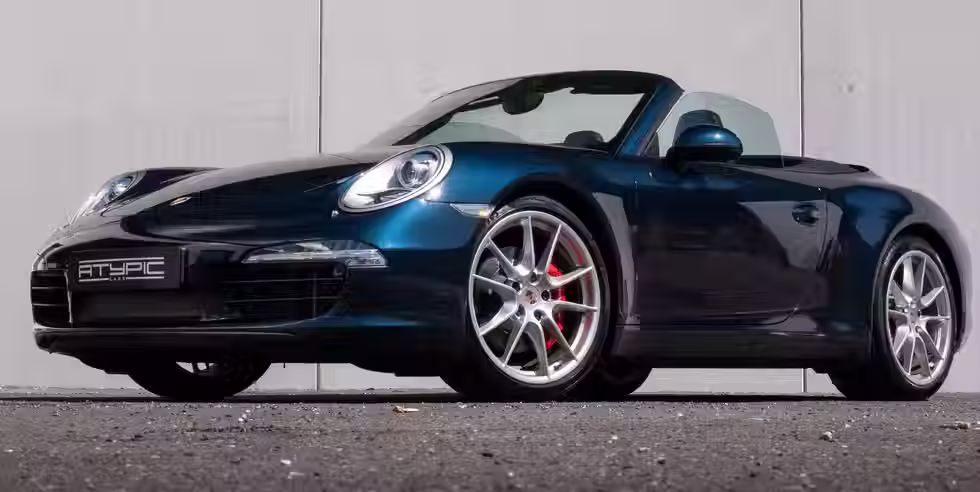 PORSCHE 911 991.1 PHASE 1 CARRERA S CABRIOLET BLEU NUIT PSE PACK CHRONO BOSE TOUT CUIR OCCASION
