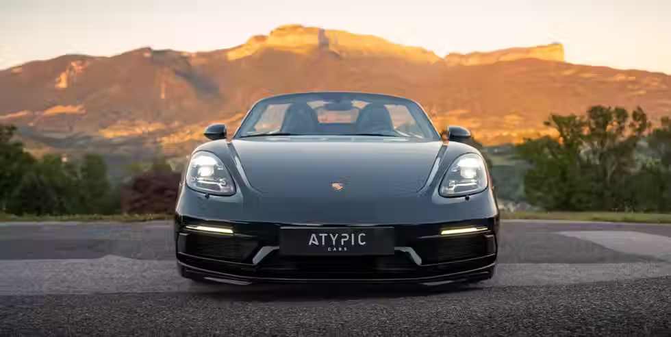 PORSCHE 718 BOXSTER S NOIRE PACK GTS CARBONE BOSE TOUT CUIR PDLS+ SIEGE SPORT ECHAPPEMENT SPORT ENTRETIEN 100% CP