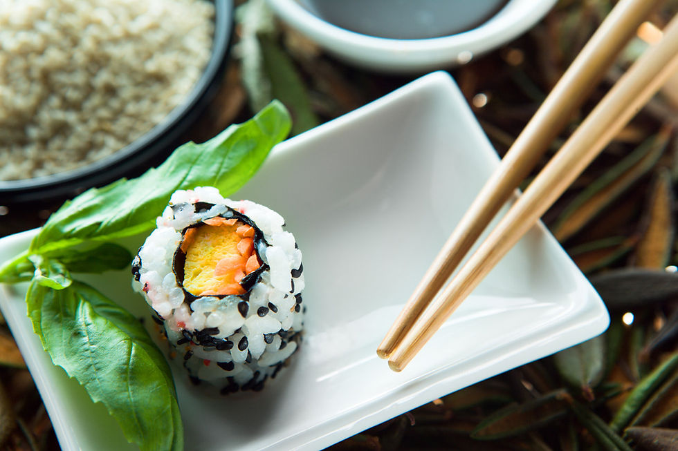 Arranged Food and Objects