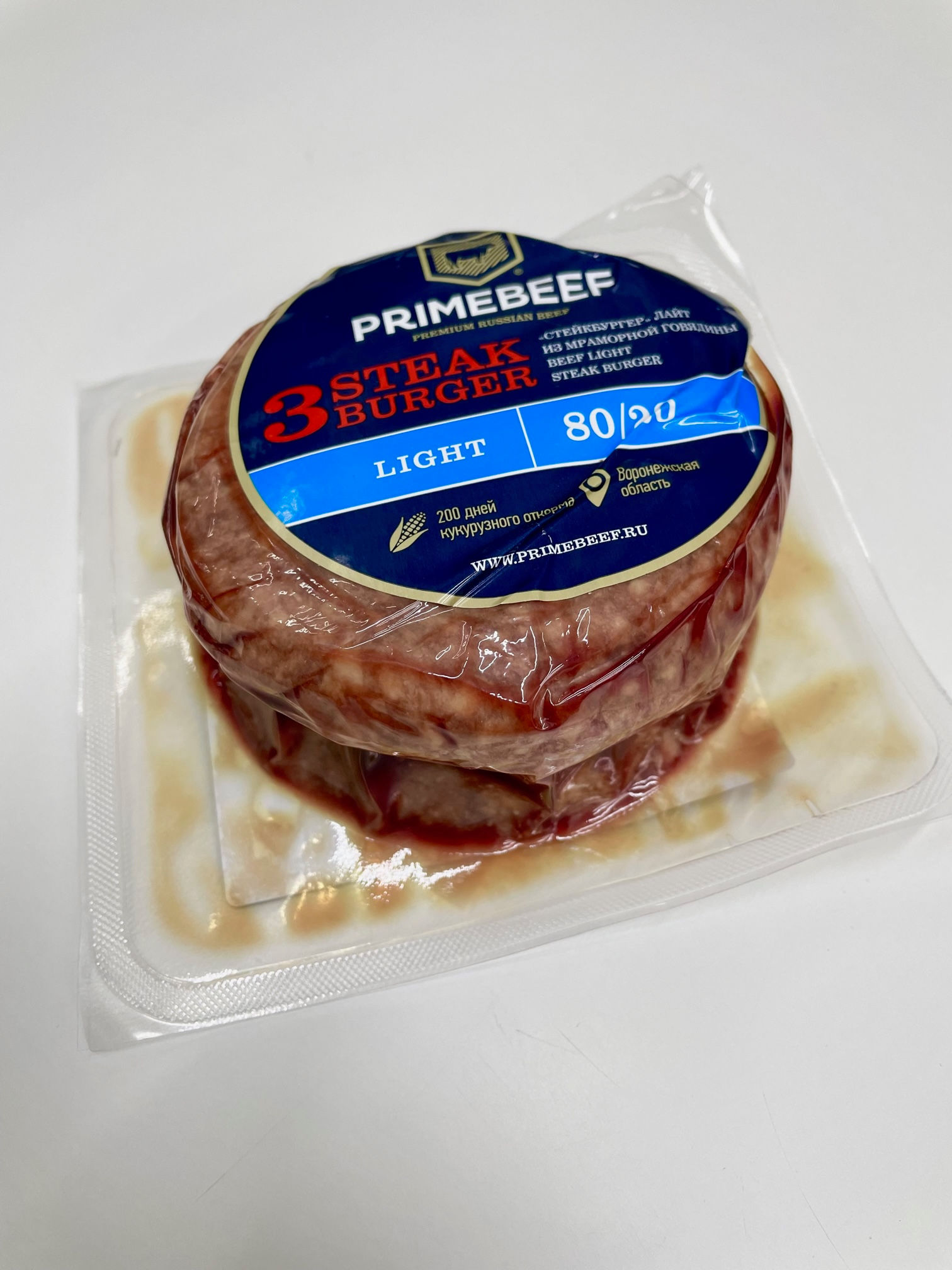 Котлеты Для Гамургеров Праймбиф 390 г.