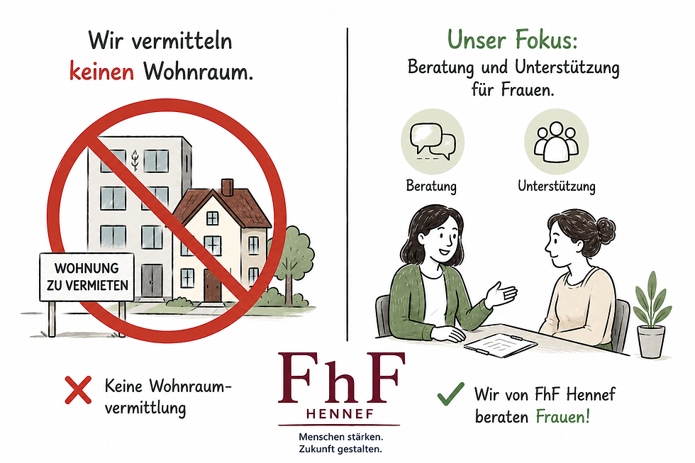 KEINE Vermittlung von Wohnraum!