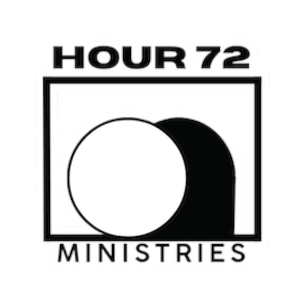 Thumbnail: Hour 72 Ministries Kiss-Cut Sticker — Logo Decal