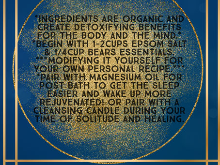 Bath Salt's Self Care Guide