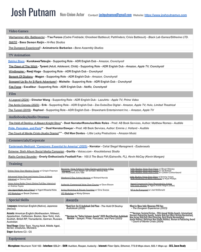 Josh Putnam Acting Resume 2026.png