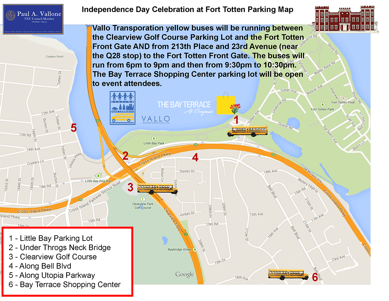 BHS Fireworks Parking Map