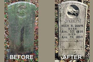 Gravestone Preservation Workshop at the Lawrence Cemetery