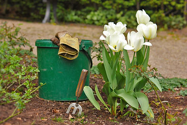Spring Garden Cleanup at The Castle