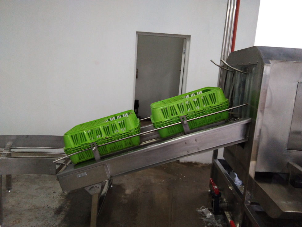 縮圖：Poultry processing equipment Cage Washer (Muslin)