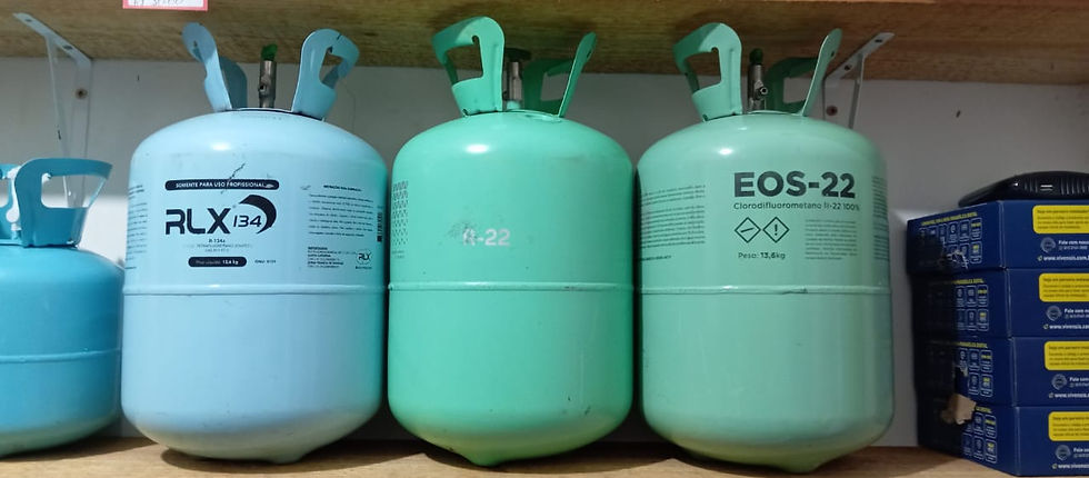 Miniatura: Gás refrigerante R134A utilizado em ar condicionado splitz incluindo veicular 