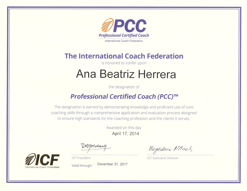 Professional Certified Coach PCC