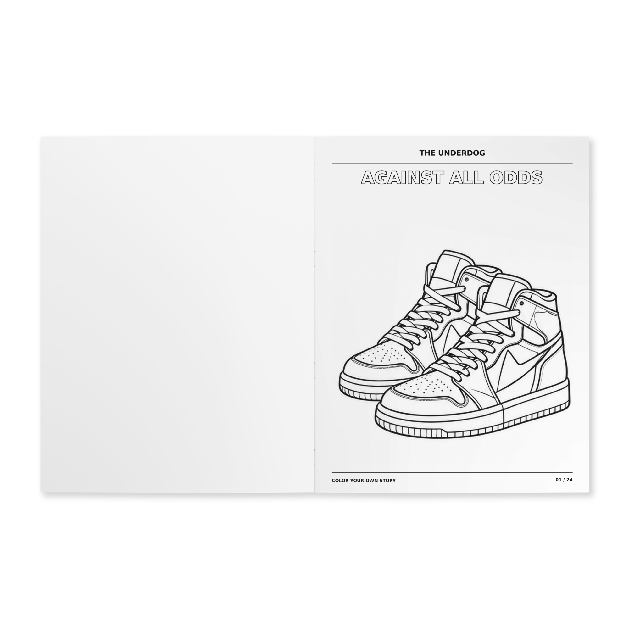 THE UNDERDOG — Against All Odds Coloring Book