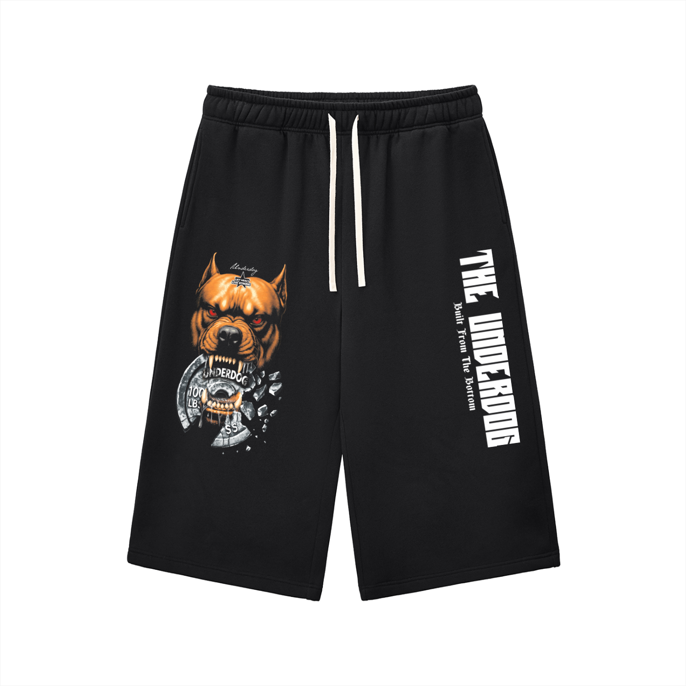 Relaxed Drawstring 3/4 Jort Sweatpants