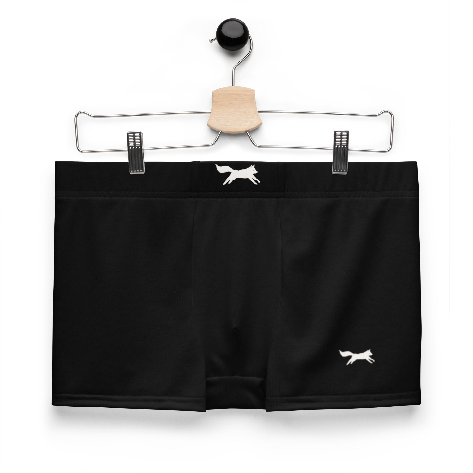 Running Fox Black Boxer Briefs