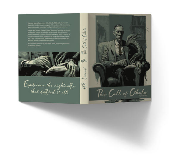 The front and back covers, along with the spine