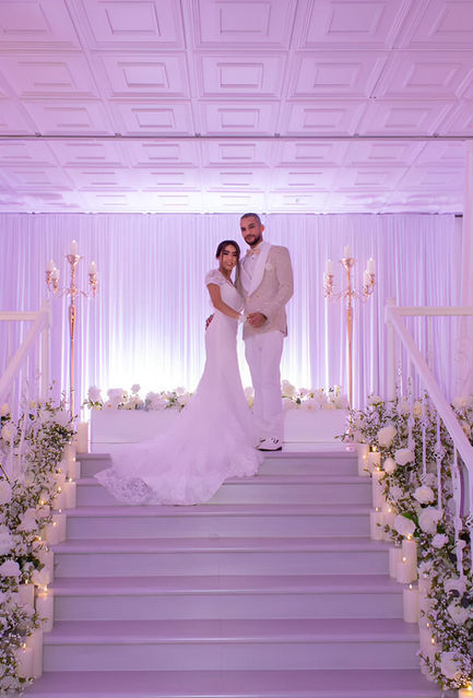 Paula and Jose having the wedding of their dreams by the beach at the Crystal Ballroom Ocean Walk located at the World's Most Famous Beach.