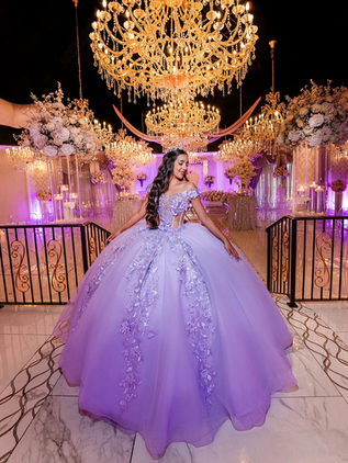 Valery's quinceañera happening at one of the top rated venues in South Florida, the Crystal Ballroom BeachPlace.